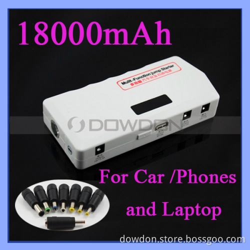18000mAh 12V Car Jump Starter Multifunction Battery Charger Mini Power Bank Booster Light (JS-02)